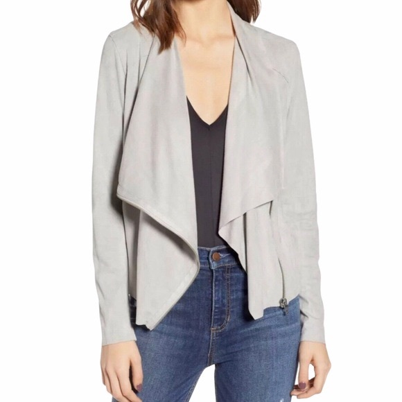 Blank NYC Jackets & Blazers - Blank NYC Private Practice Grey Waterfall Jacket